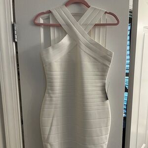 NWT White Bodycon Dress - M